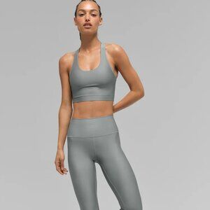 Alo Yoga Airlift Super Sleek Bra Tank in Lunar Grey, Size XXS